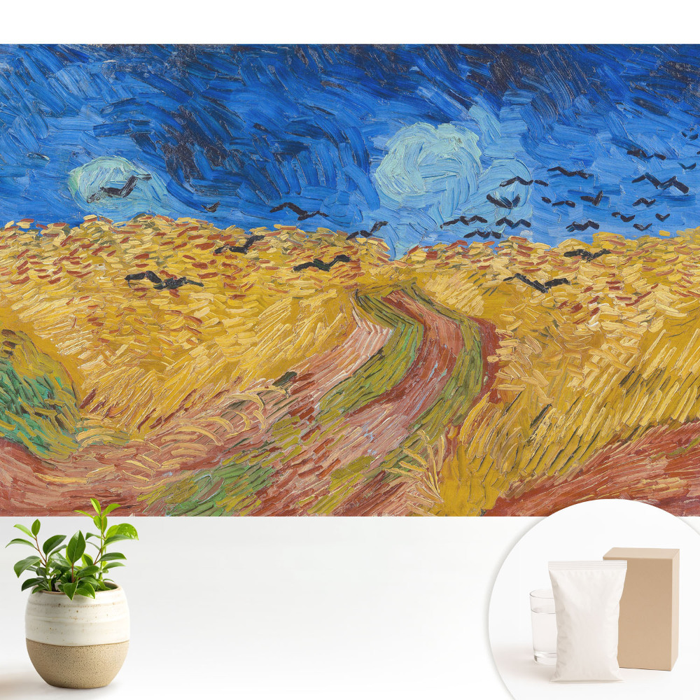 Culori vii ale păsărilor care fluturau în cereale