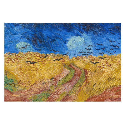 Culori vii ale păsărilor care zburau printre spicele de cereale