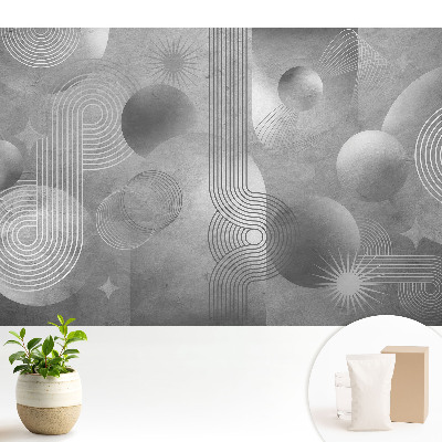 Modele geometrice în nuanțe de gri