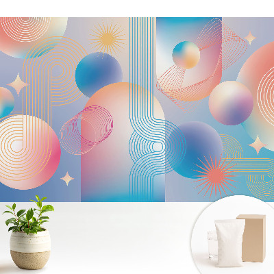 Modele geometrice abstracte pline de culori