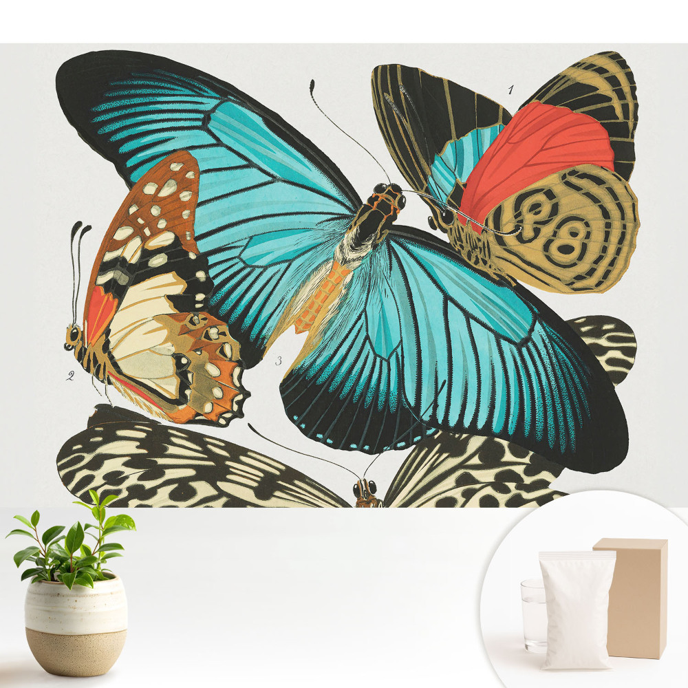 Fluturi colorați într-un stil clasic