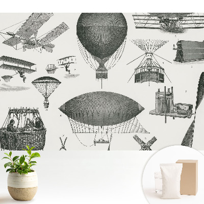 Invenții aviatice în stil retro