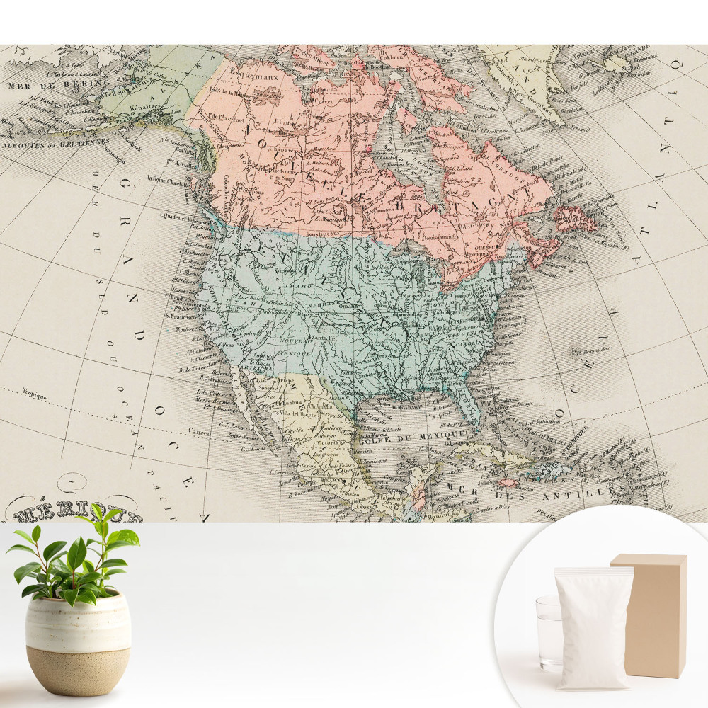 Harta clasică a Americii de Nord