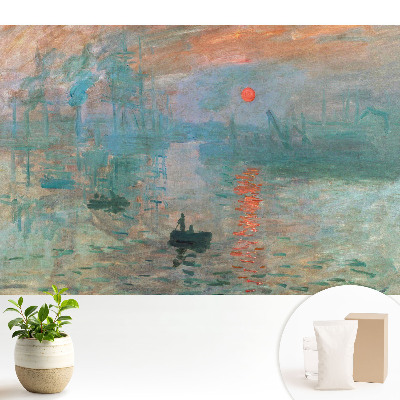 Port impresionist la apus