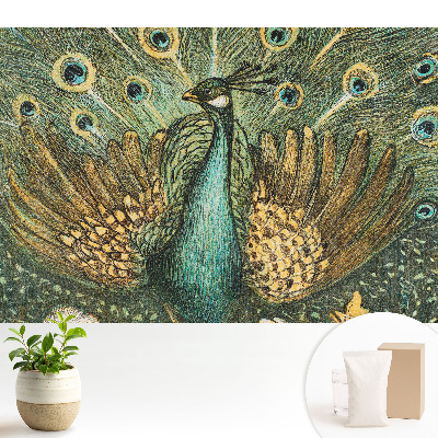 Clasic păun cu tematică naturală