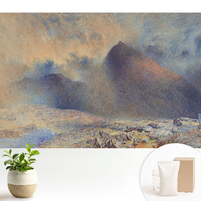 O panoramă montană melancolică și maiestuoasă