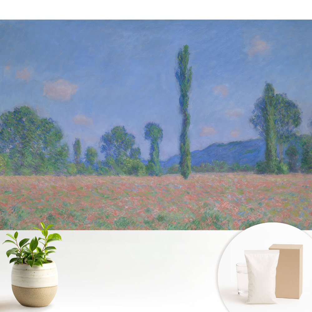 Peisaj impresionist cu plopi