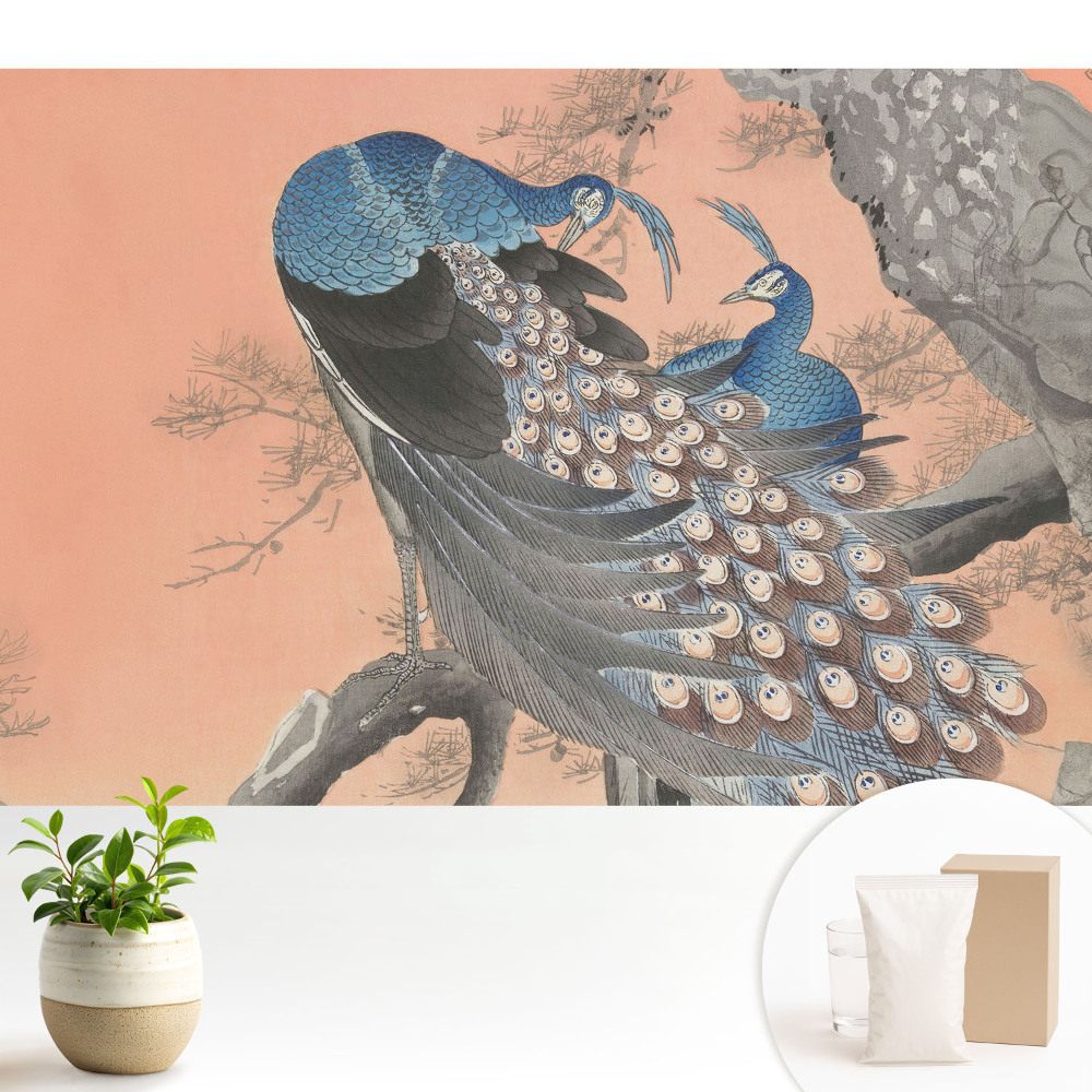 Păuni pe o ramură în stil clasic