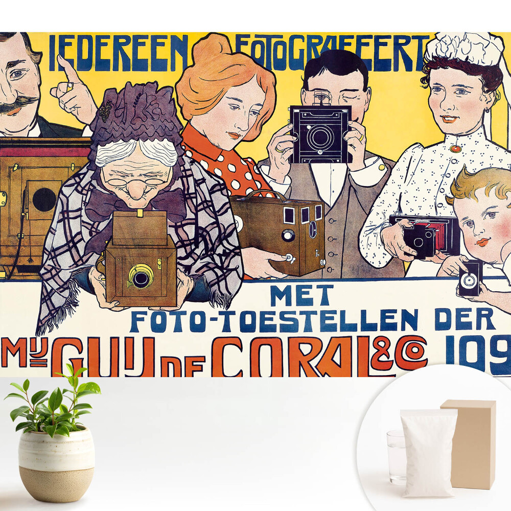 Reclamă cu cameră retro