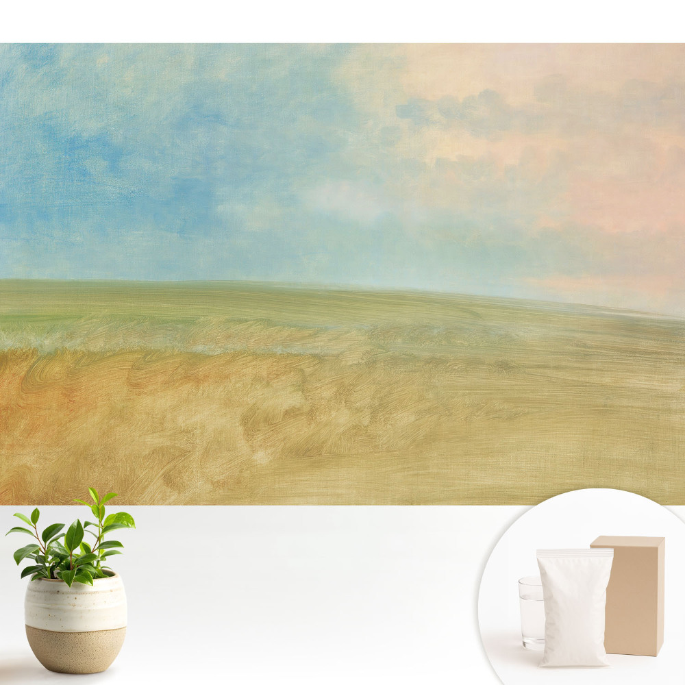 Peisaj pastelat în stil abstract