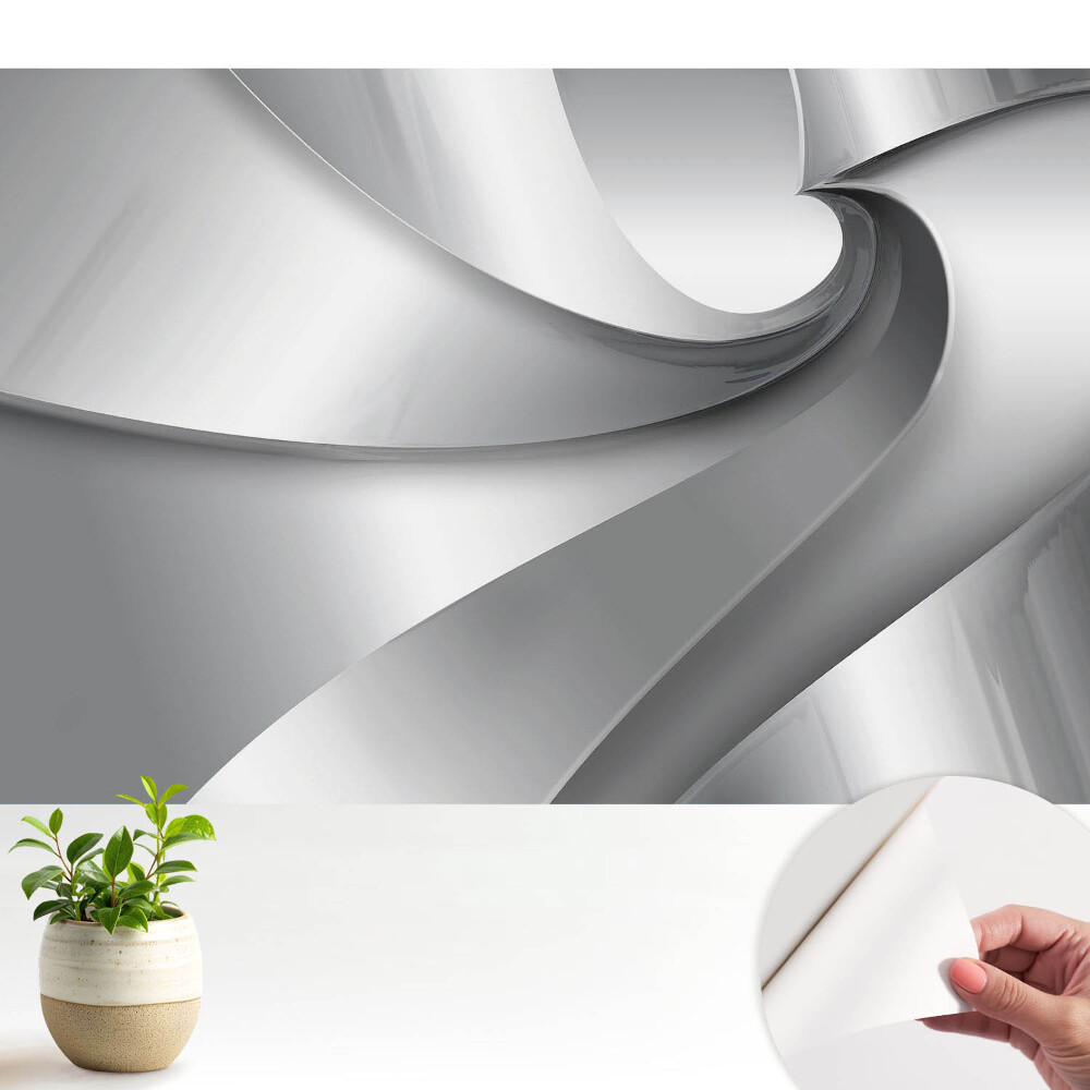 Spirale moderne, dinamice, în nuanțe de gri