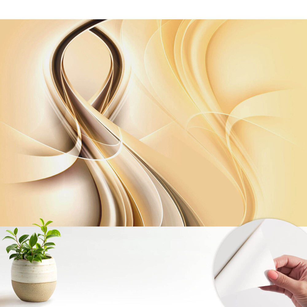 Abstracție elegantă în nuanțe calde