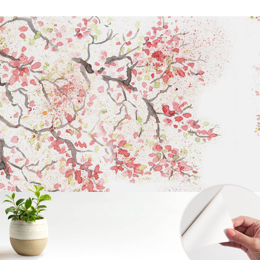 Acuarelă florală lejeră a naturii