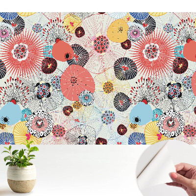 Energia culorilor cu model floral