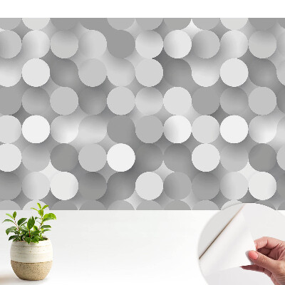 Cercuri gri moderne într-o compoziție armonioasă