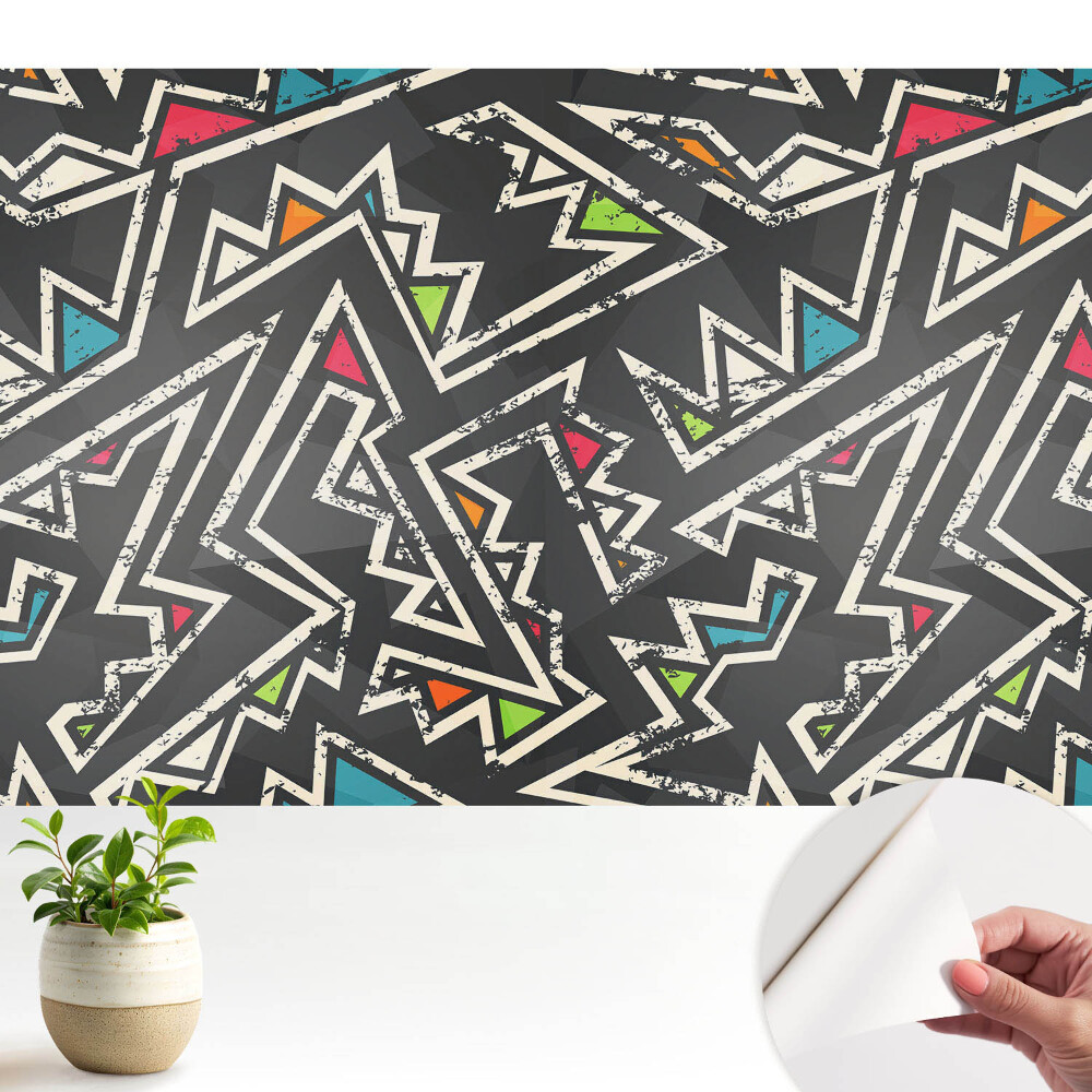 Modele în zig-zag pline de culori