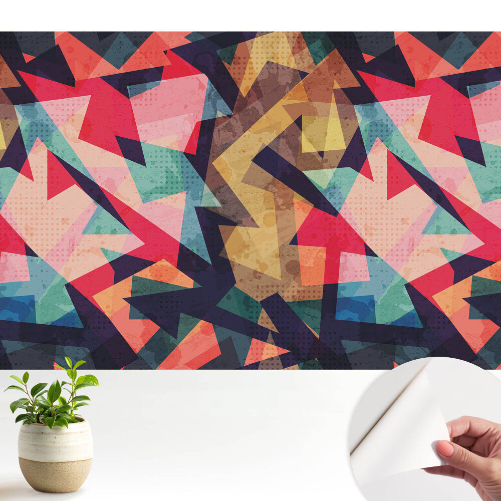 Mozaic abstract de culori vibrante