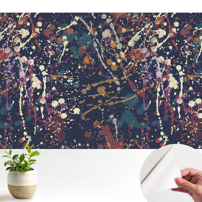 Pete abstracte cu linii colorate