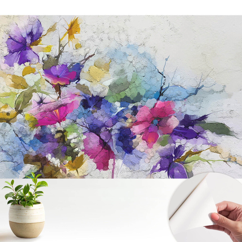 Flori în culori intense