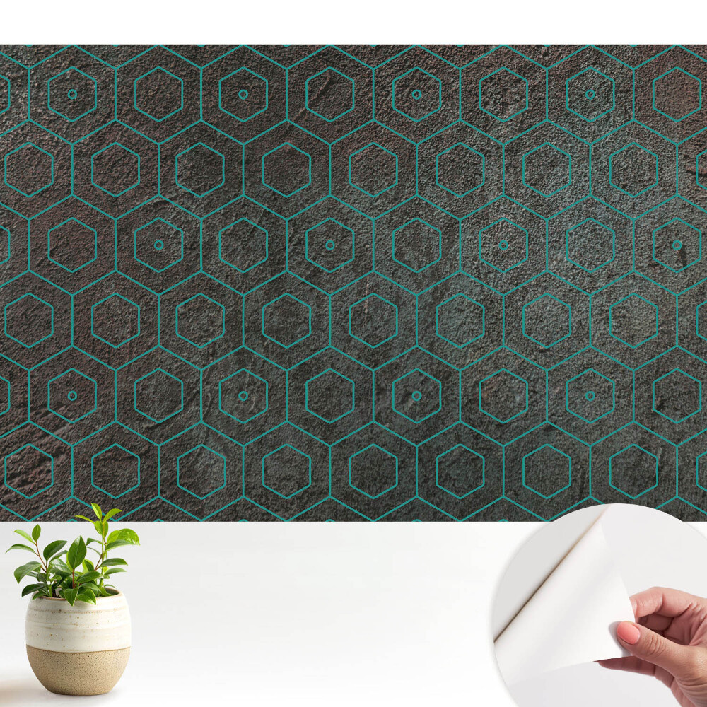 Modele hexagonale în stil modern