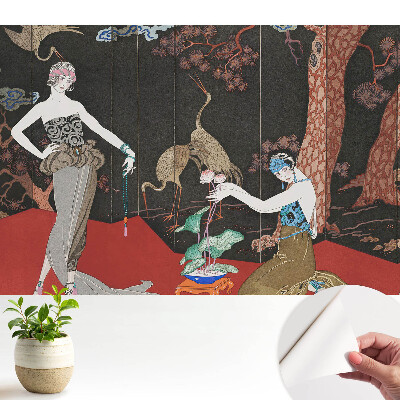 Figuri Art Deco și motive inspirate din natură