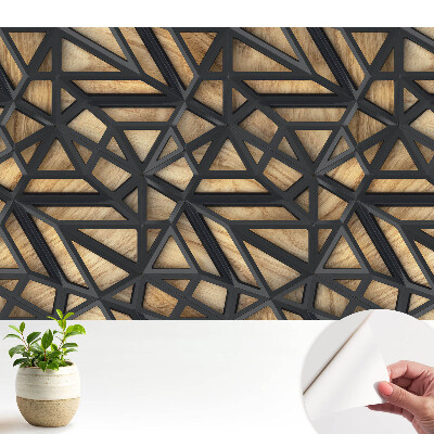 Triunghiuri geometrice armonie lemn