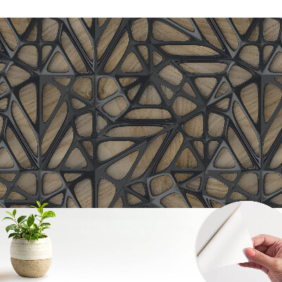 Decorațiune din lemn ajurat, design modern