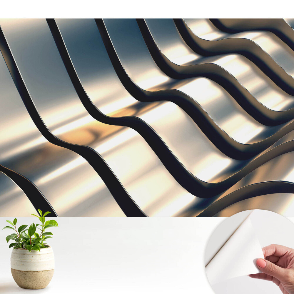 Valuri metalice într-un stil modern