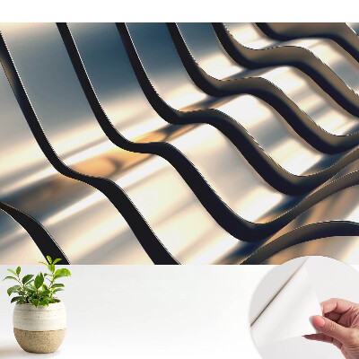 Valuri de metal într-un stil modern