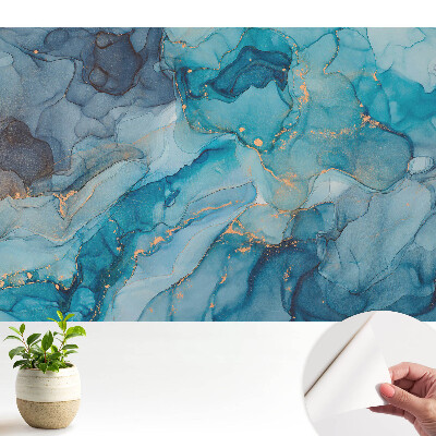 Vârtejuri abstracte de nuanțe de albastru