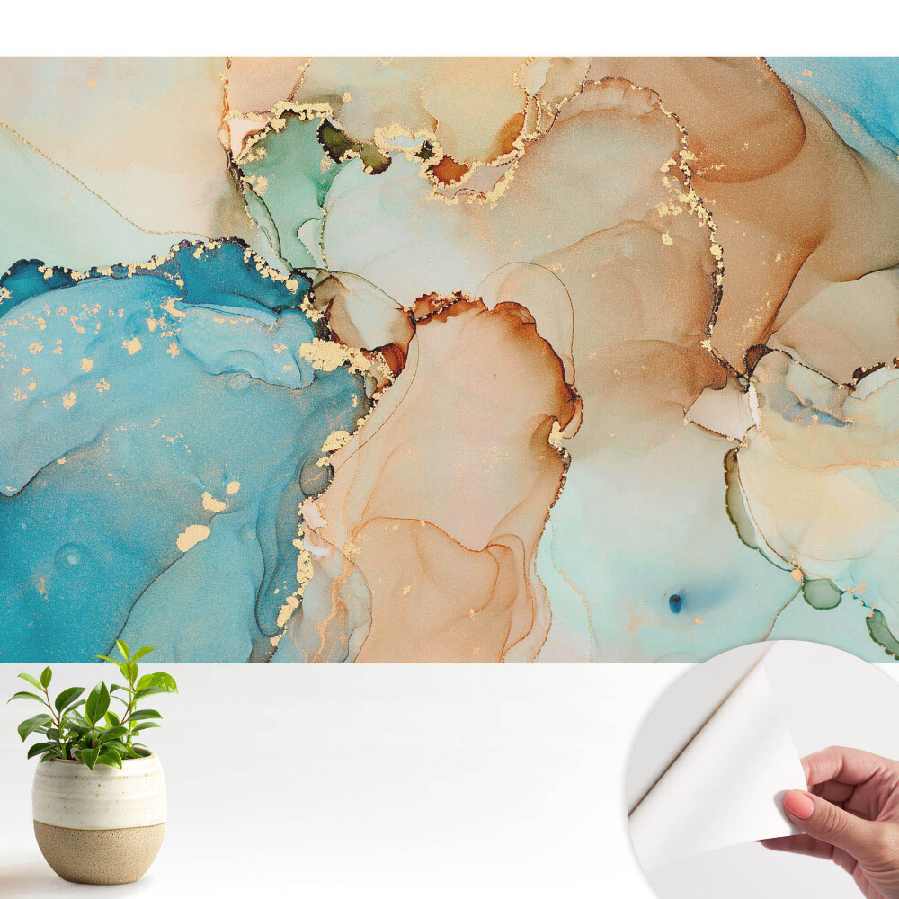 Compoziție armonioasă de culori abstracte