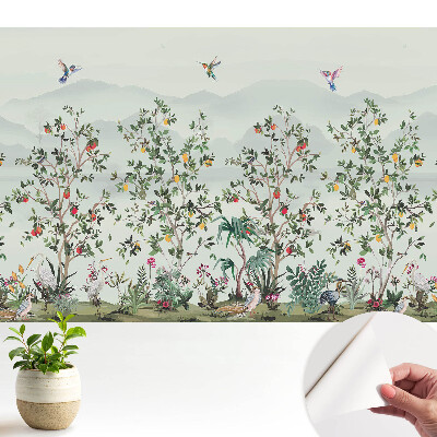 Un peisaj natural exotic plin de păsări