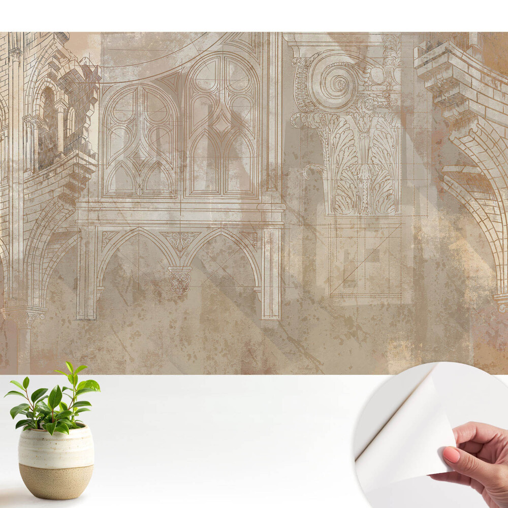 Detalii arhitecturale într-o compoziție clasică