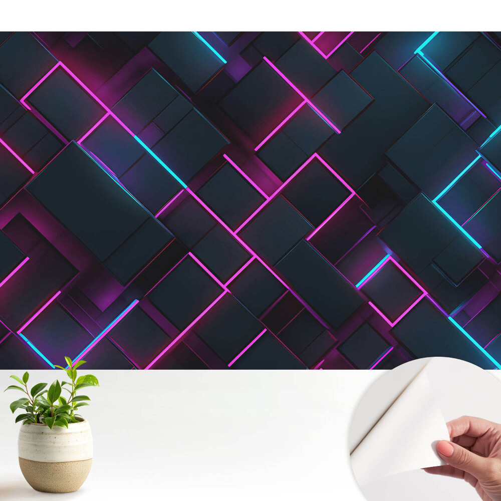 Forme geometrice iluminare din spate cu neon