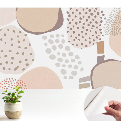 Puncte de fructe bej abstracte