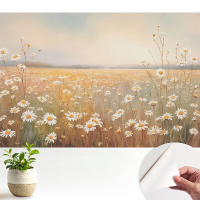 Romantism în nuanțe pastelate de pajiște cu margarete