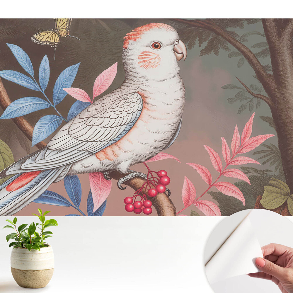 Un papagal printre frunze