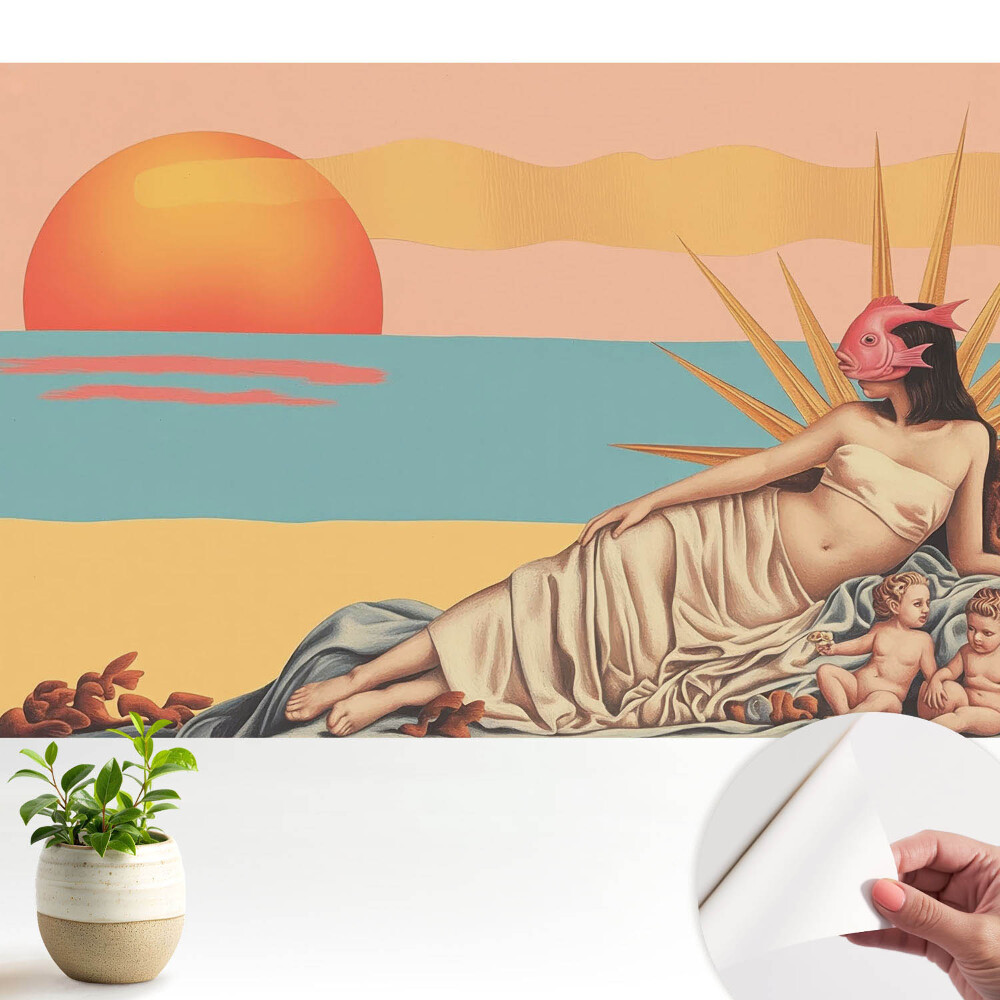 Suprarealism renascentist pastel vest