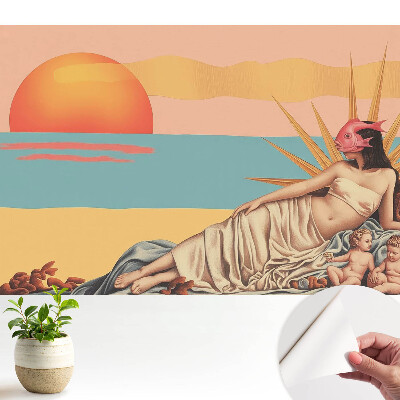 Suprarealism renascentist pastel vest