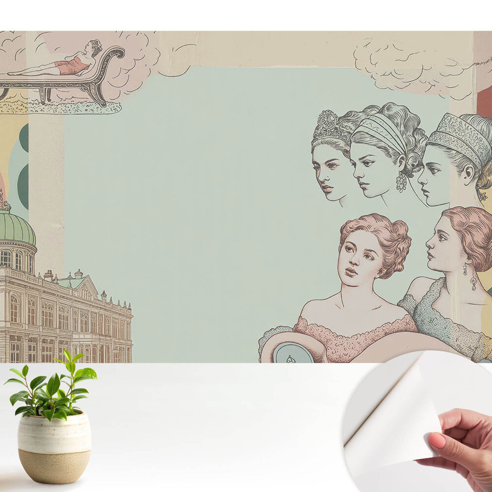 Colaj istoric pastelat elegant