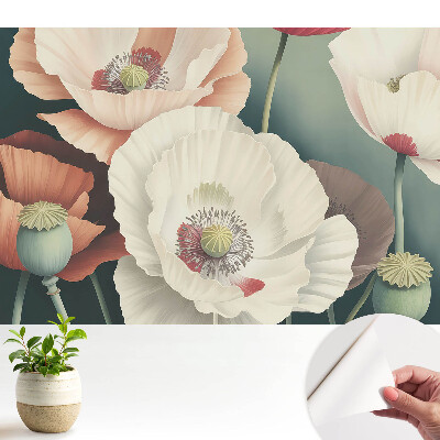 Flori de mac, eleganță subtilă