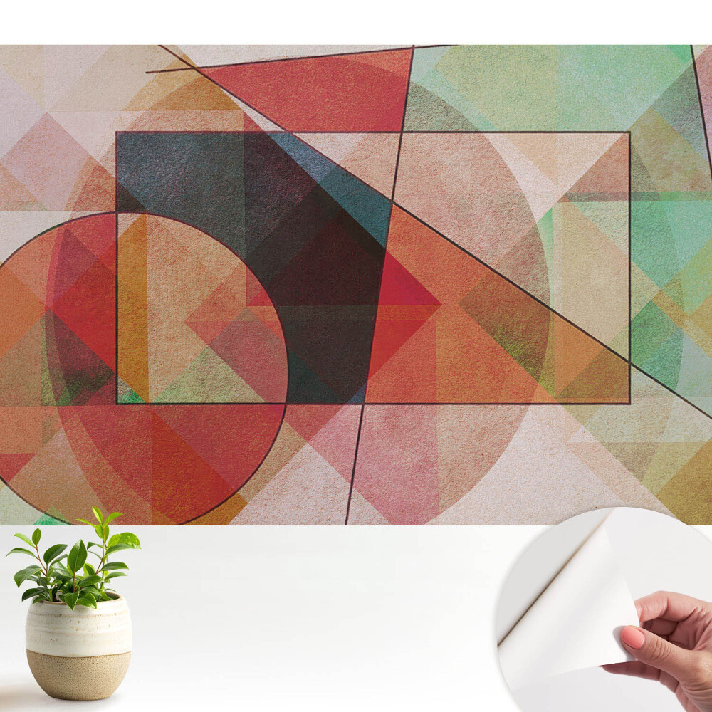 Forme geometrice colorate care inspiră