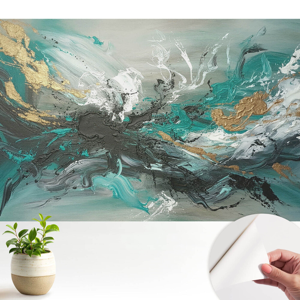 O compoziție abstractă de culori plină de energie