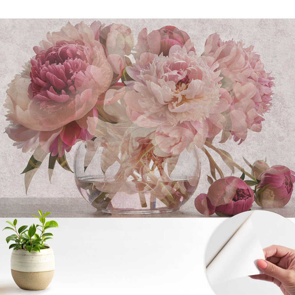 Buchet romantic din bujori