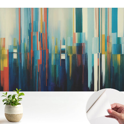 Dungi verticale colorate în design abstract