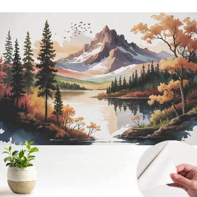 Panoramă montană de toamnă