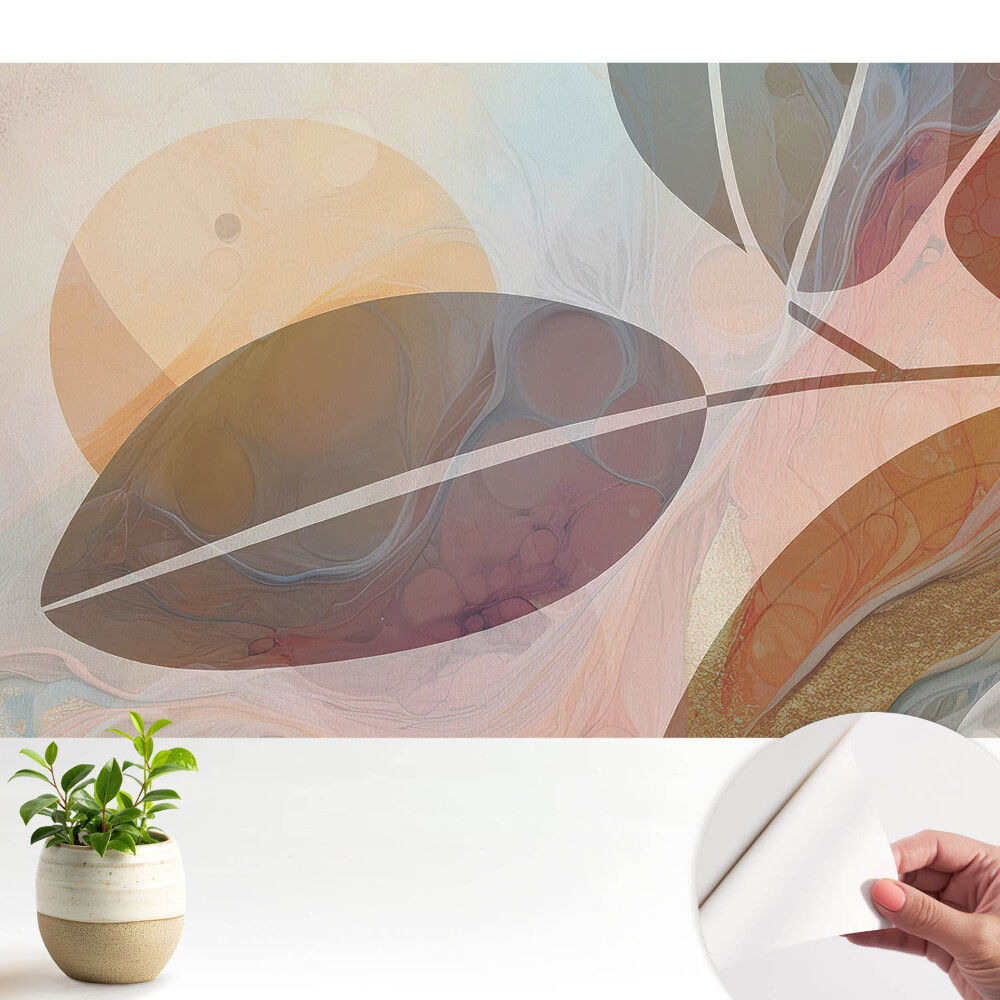 Frunze și cercuri abstracte