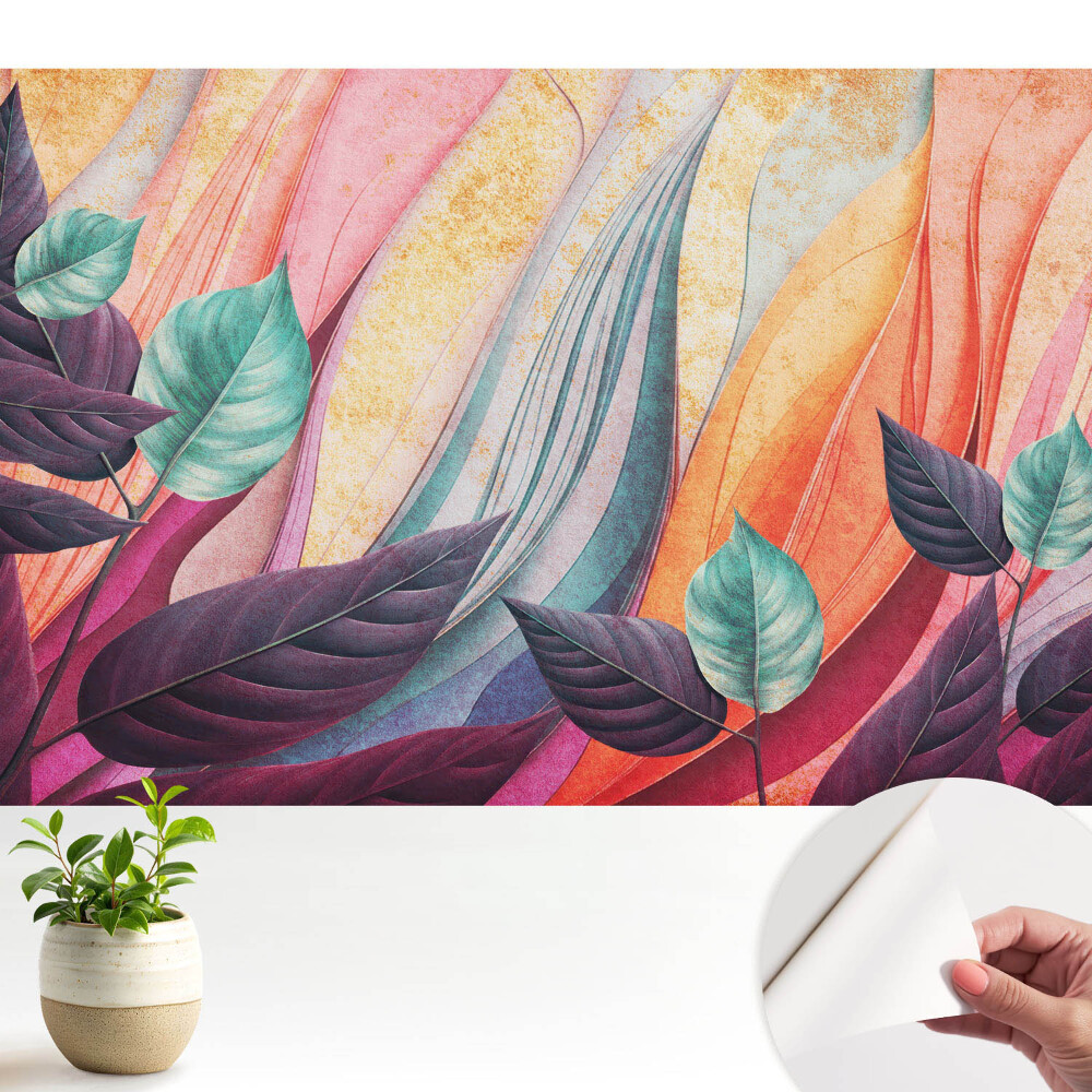 Frunze colorate fundal abstract