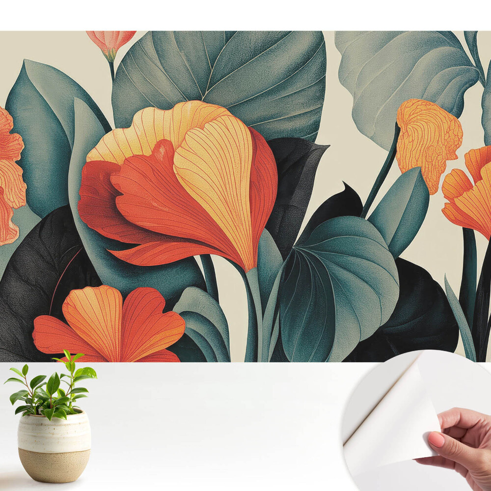 Model armonios de flori exotice