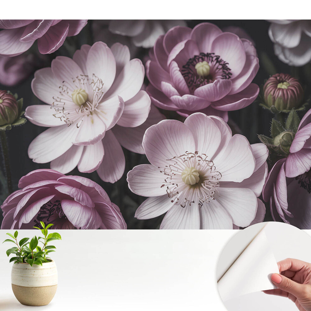 Flori roz și albe, clasice și elegante